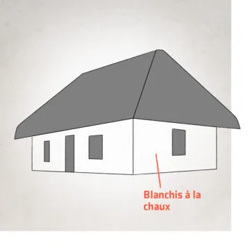 Blanchis à la chaux