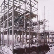 Image 4: Early phases of construction of the Fort Garry Hotel, 1912