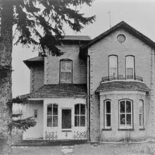 Image 1: Brick front of Bryce House