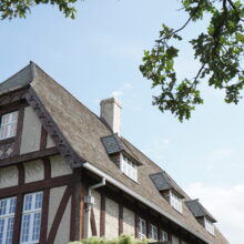 Image 8: 3 dormer window on steep roof of Pavilion