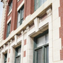 Image 3: Limestone molding around windows