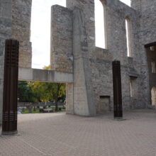 Image 3: Interior view of the original facade of the St. Boniface Cathedral