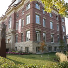 Image 9: Front and east facade of the St. Boniface City Hall viewed from the southwest corner