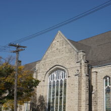 Image 2: Window details on the side of the building facing Westminster Avenue