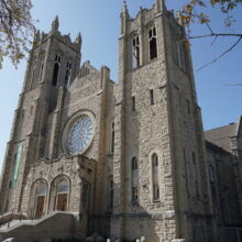 Image 10: Facade of the Westminster Church facing Maryland Street