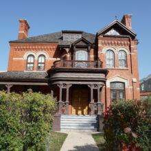 Image 3: Facade of Dalnavert with stairs leading to verandah