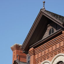 Image 11: Third floor gabled end of roof