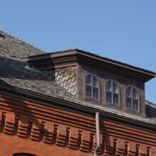 Image 12: Three window dormer on roof