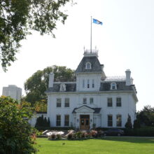 Image 1: Government House and front grounds from a distance