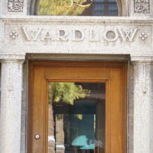 Image 6: Ornamental architectural details above the main doors