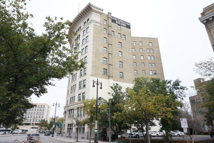 Side facade of Confederation Life Building