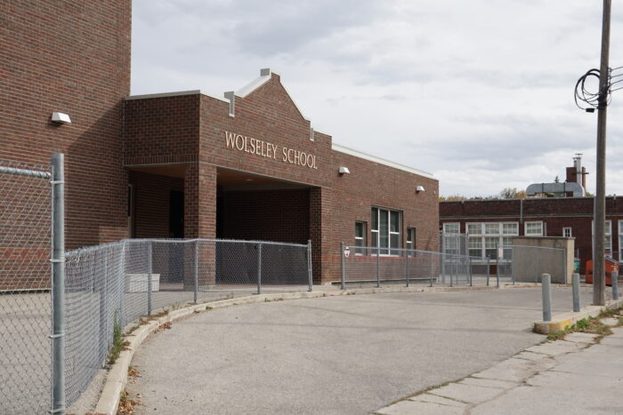 Wolseley School's façade