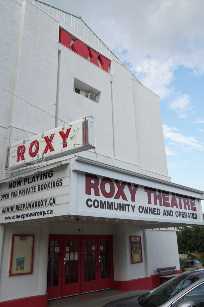 Roxy Theater front & entrance