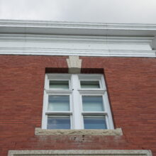 Image 3: Upper window of Neepawa Post Office