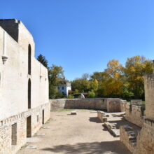 Image 4: The interior courtyard of the Trappist Monastery Church.