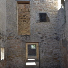 Image 12: The interior courtyard looking out side entrance.