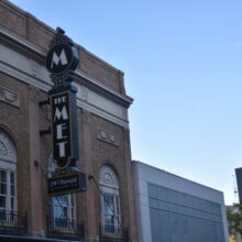 Image 7: The sign on the facade of the Metropolitan Theatre that reads "The Met"