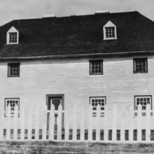 Image 3: Norway House the 2 storey wooden house